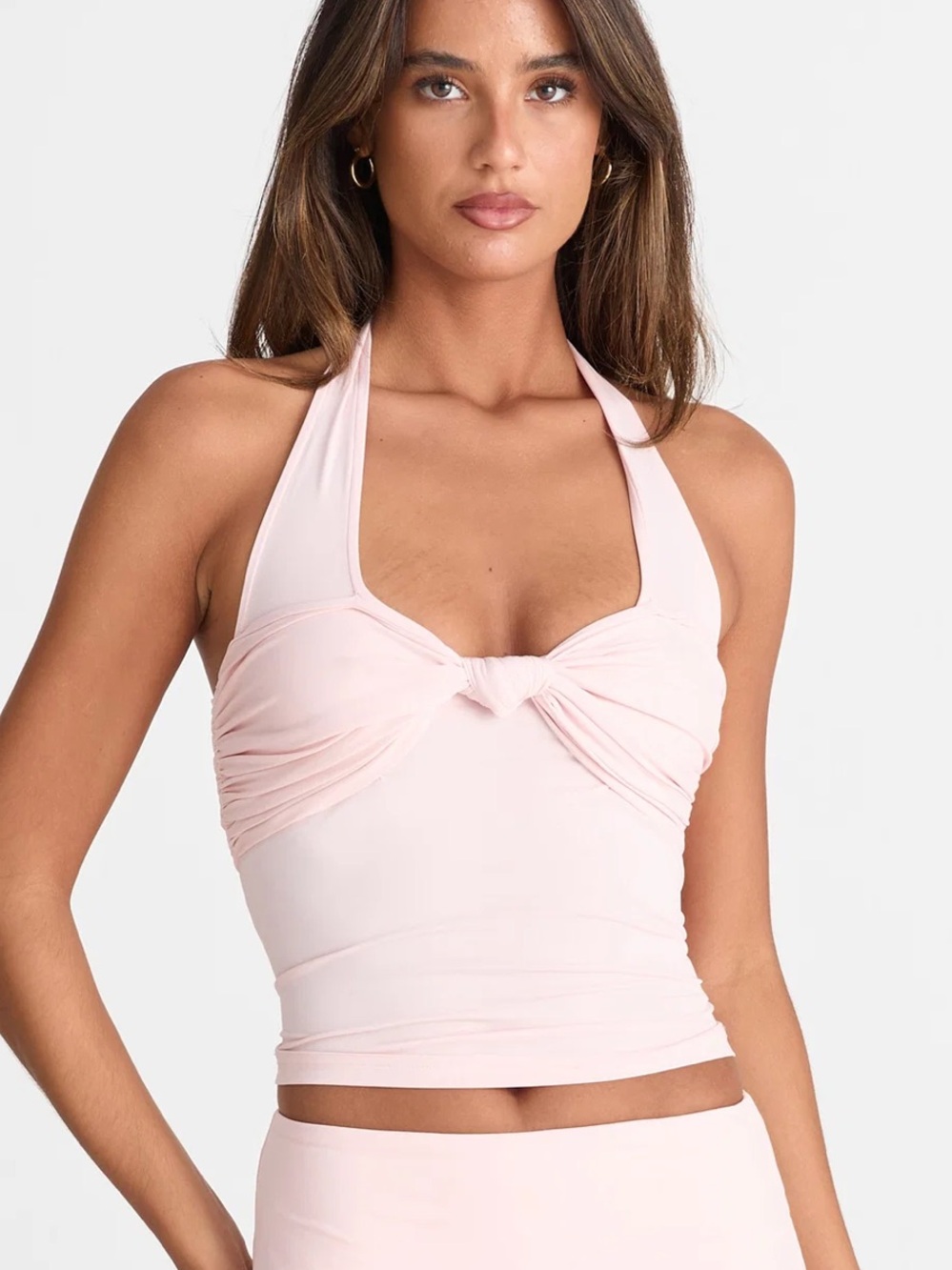 Sasha therese pink halter top